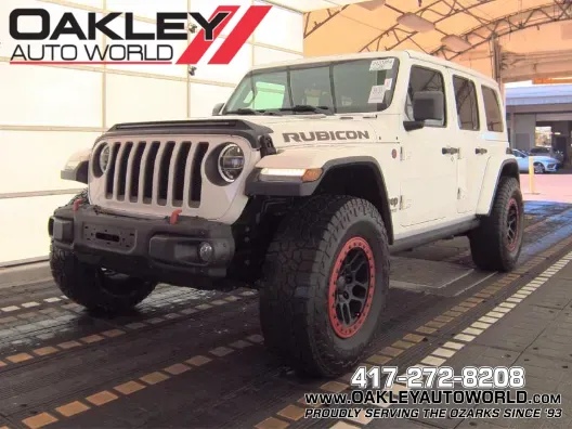 White 2020 Jeep Wrangler Unlimited Rubicon for sale in Branson West, MO