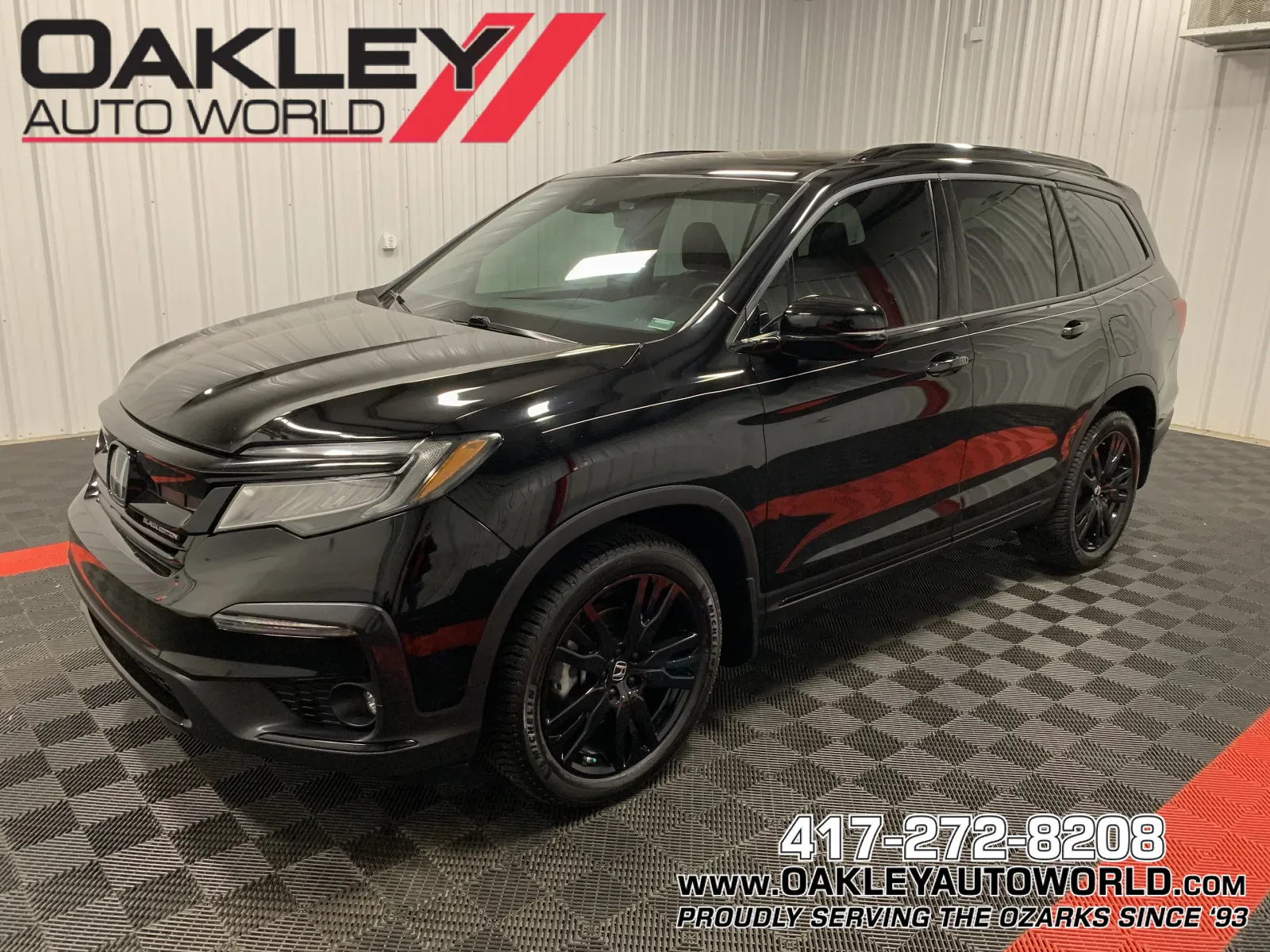 Black 2021 Honda Pilot Black Edition for sale in Branson West, MO