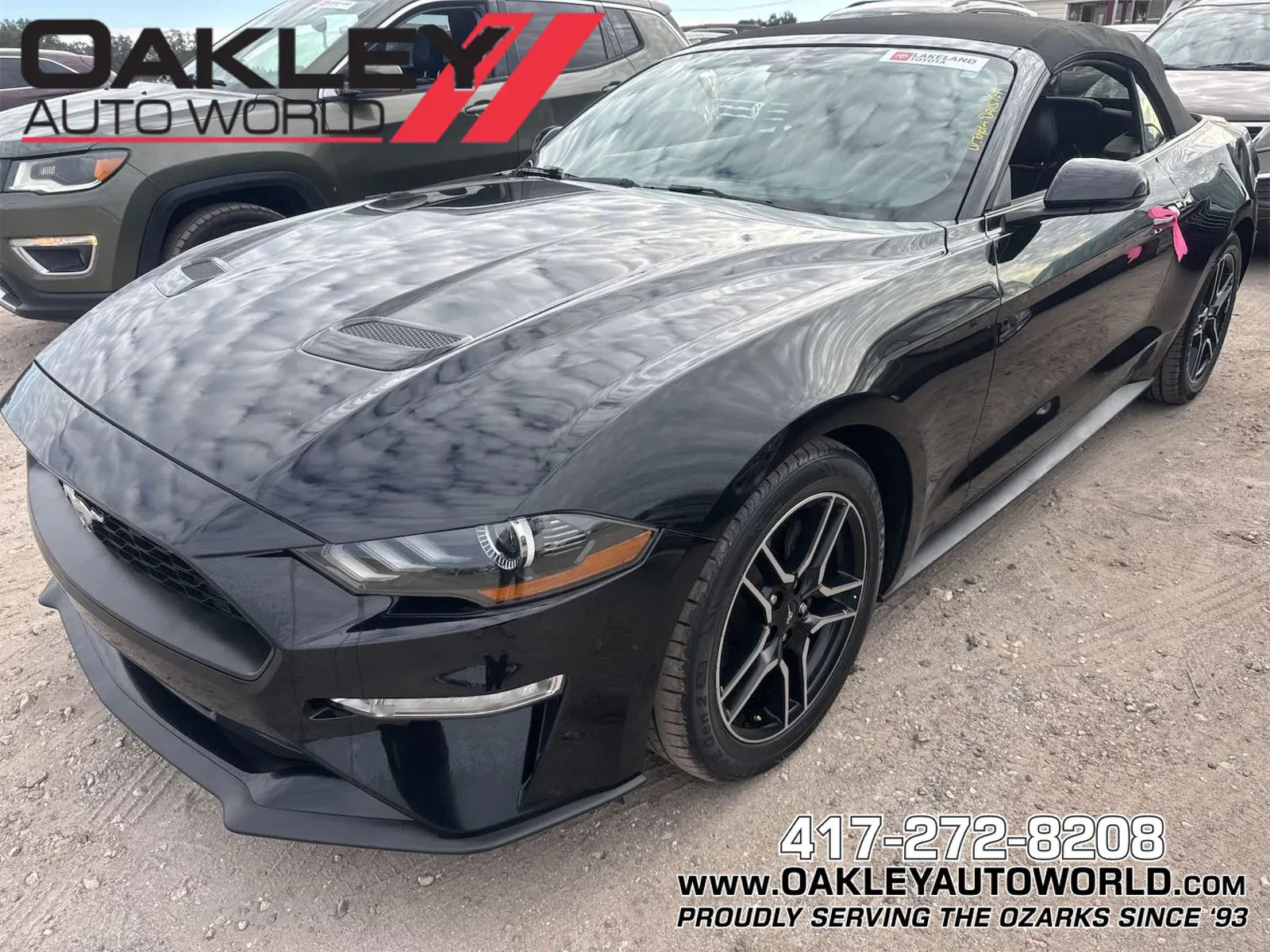 Black 2019 Ford Mustang EcoBoost Premium for sale in Branson West, MO