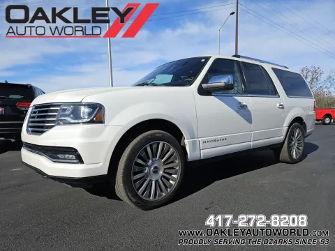 White 2017 Lincoln Navigator L Reserve for sale in Branson West, MO