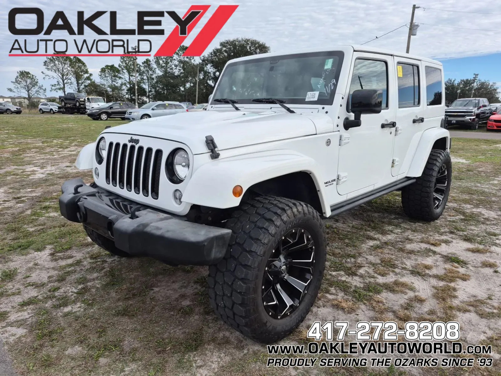 White 2015 Jeep Wrangler for sale in Branson West, MO