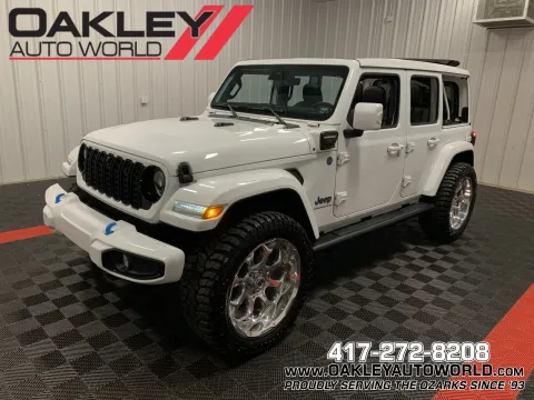 White 2024 Jeep Wrangler High Altitude 4xe for sale in Branson West, MO