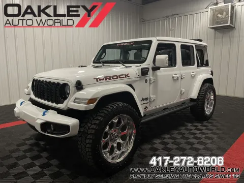 White 2024 Jeep Wrangler High Altitude 4xe for sale in Branson West, MO