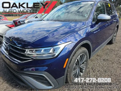 Blue 2024 Volkswagen Tiguan 2.0T Wolfsburg Edition for sale in Branson West, MO