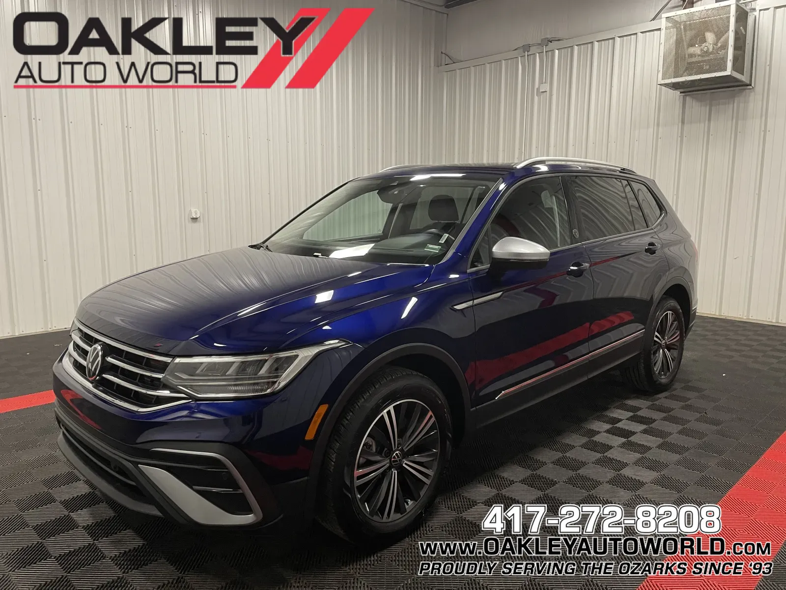 Blue 2024 Volkswagen Tiguan 2.0T Wolfsburg Edition for sale in Branson West, MO
