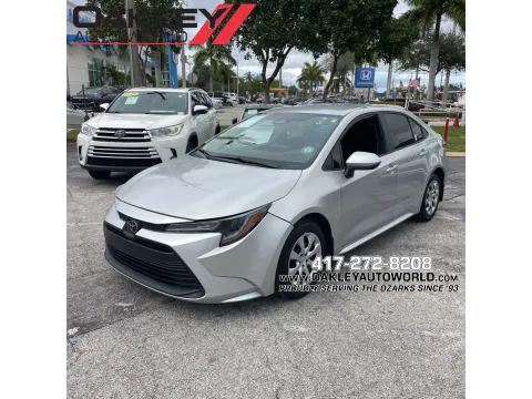 Silver 2024 Toyota Corolla LE for sale in Branson West, MO