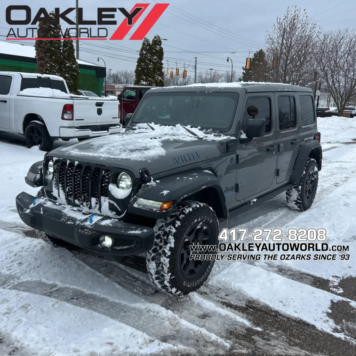 Gray 2023 Jeep Wrangler Base 4xe for sale in Branson West, MO