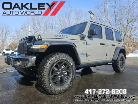 Gray 2023 Jeep Wrangler Base 4xe for sale in Branson West, MO