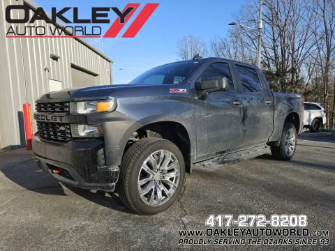 Gray 2021 Chevrolet Silverado 1500 Custom Trail Boss for sale in Branson West, MO