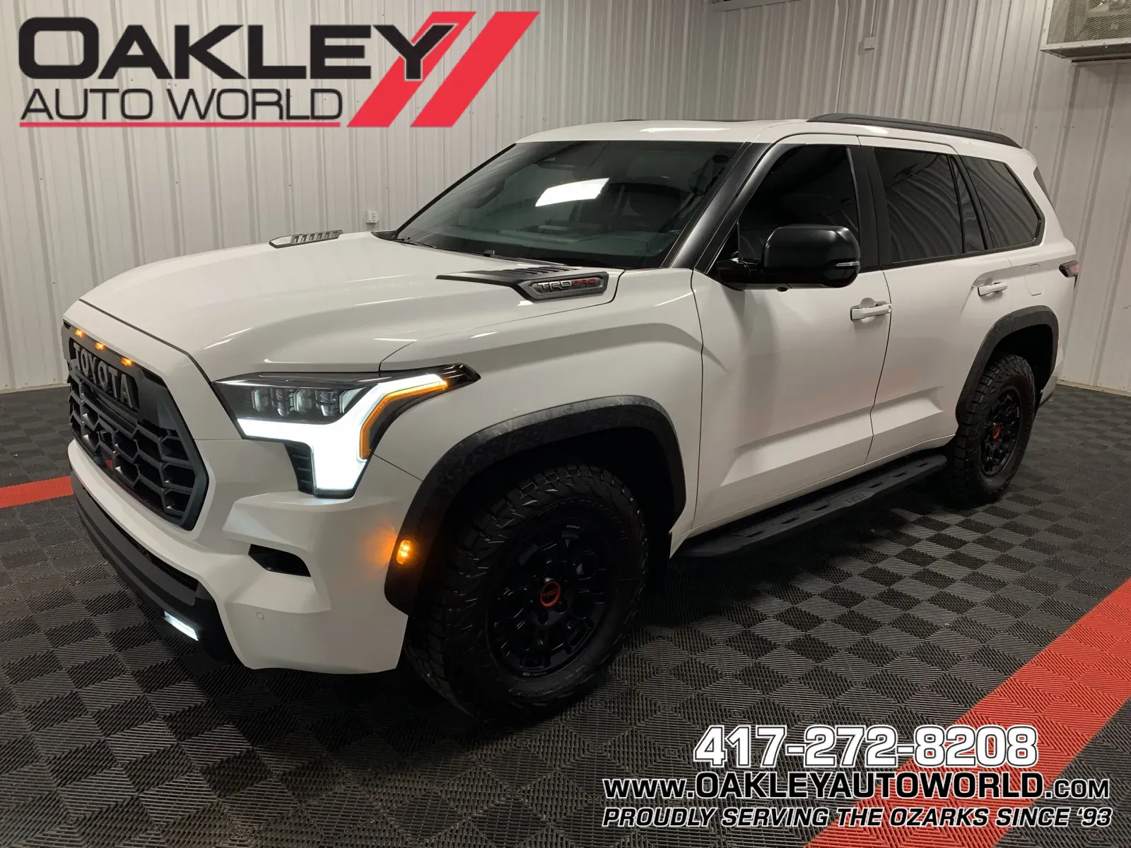 White 2024 Toyota Sequoia TRD Pro for sale in Branson West, MO