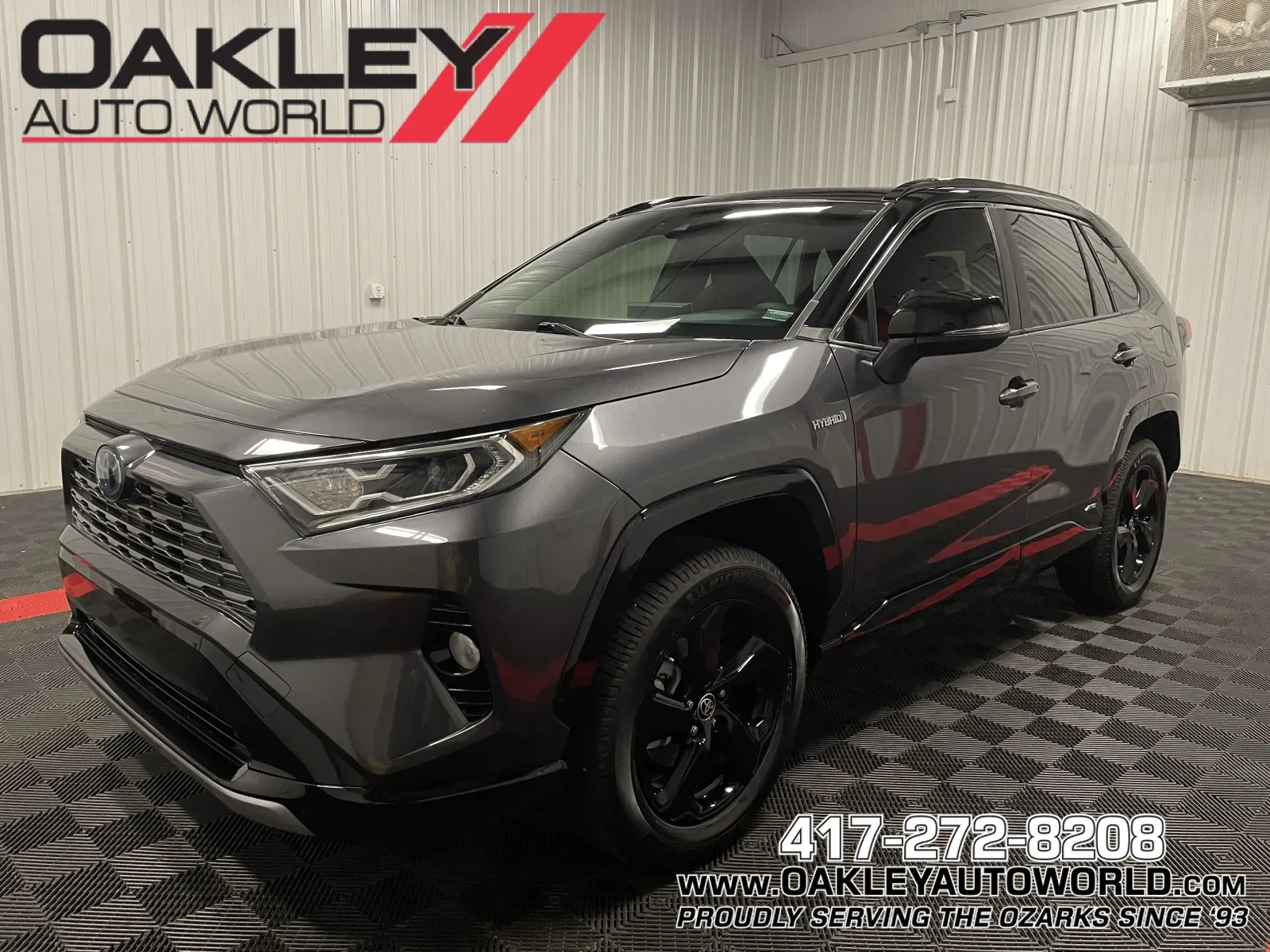 Gray 2020 Toyota RAV4 Hybrid XSE for sale in Branson West, MO