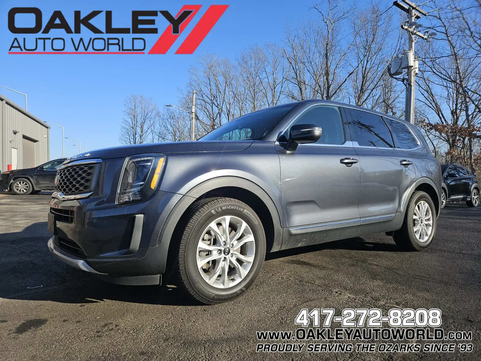 Gray 2020 Kia Telluride LX for sale in Branson West, MO
