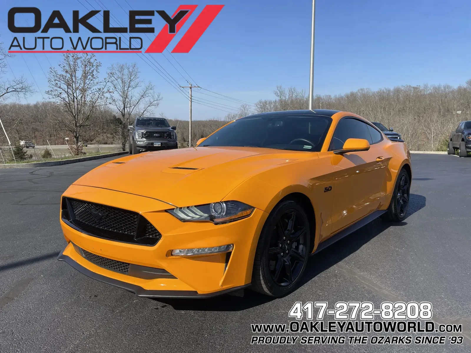Orange 2019 Ford Mustang GT for sale in Branson West, MO