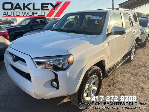 White 2016 Toyota 4Runner SR5 Premium for sale in Branson West, MO