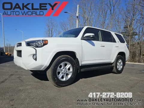 White 2016 Toyota 4Runner SR5 Premium for sale in Branson West, MO
