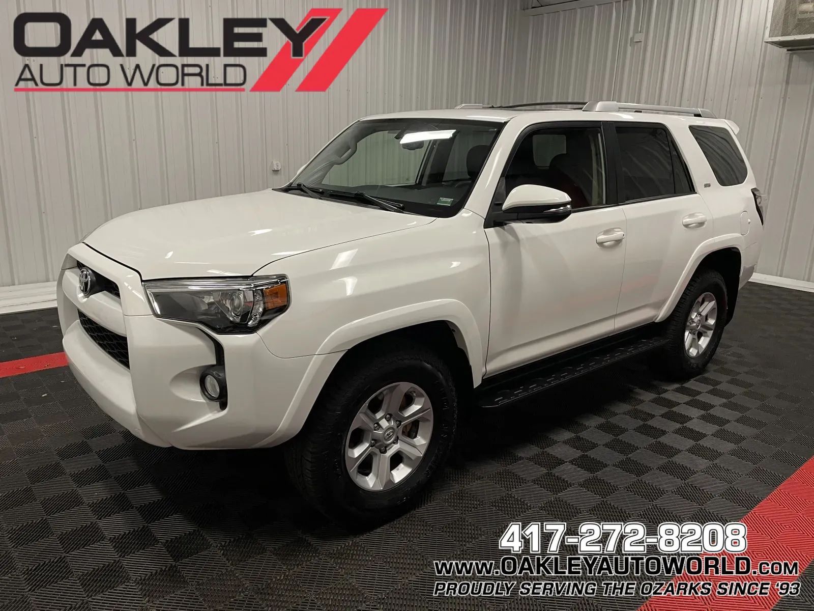 White 2016 Toyota 4Runner SR5 Premium for sale in Branson West, MO