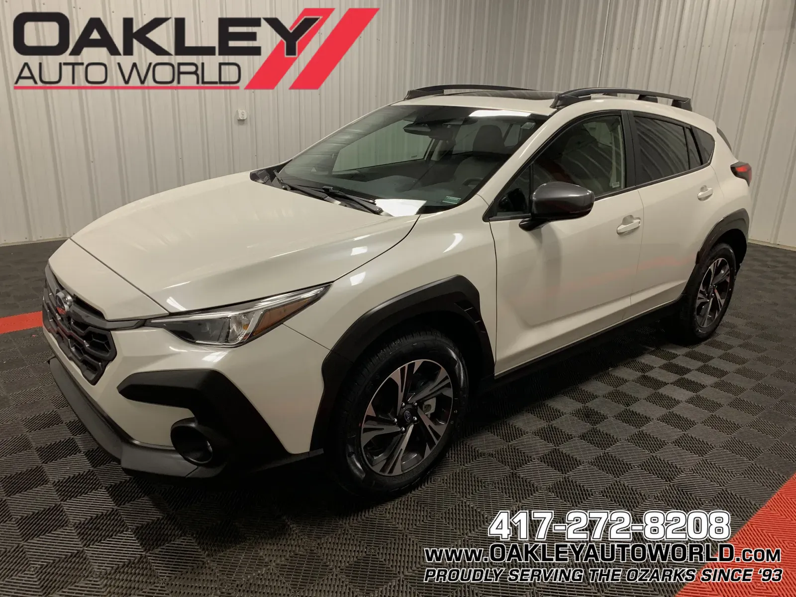 White 2024 Subaru Crosstrek Premium for sale in Branson West, MO