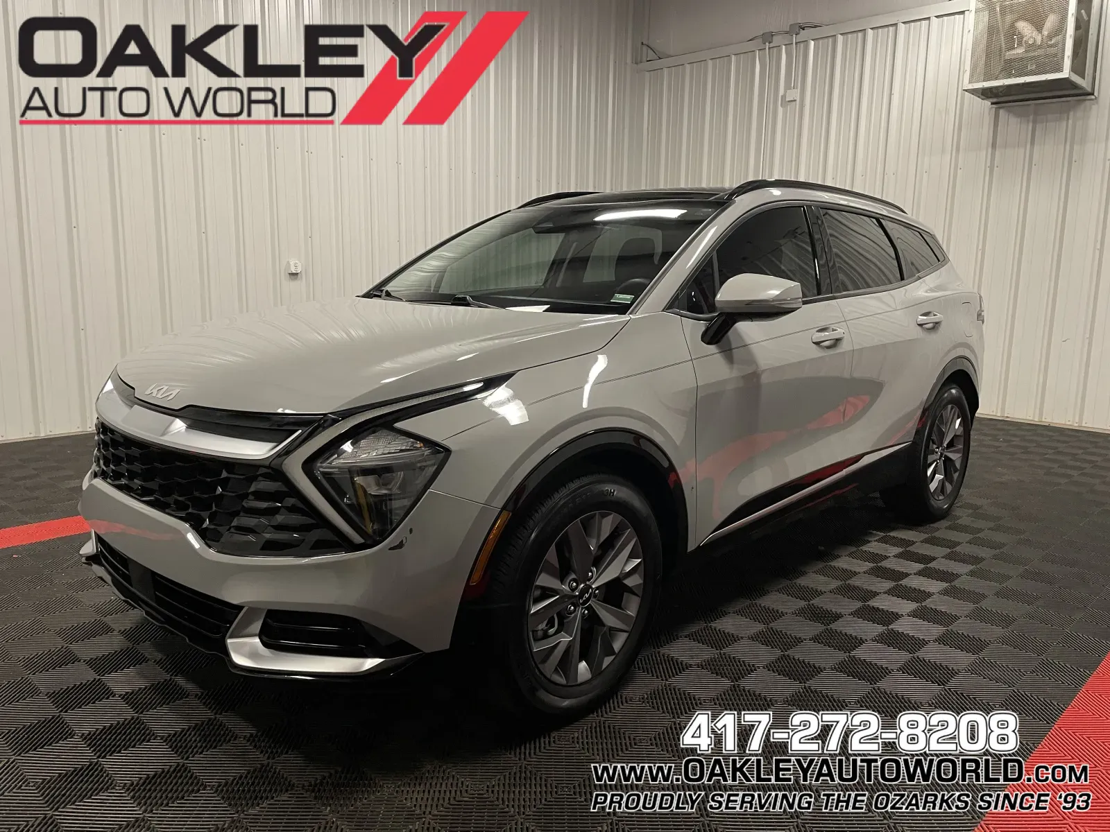 Gray 2023 Kia Sportage SX for sale in Branson West, MO