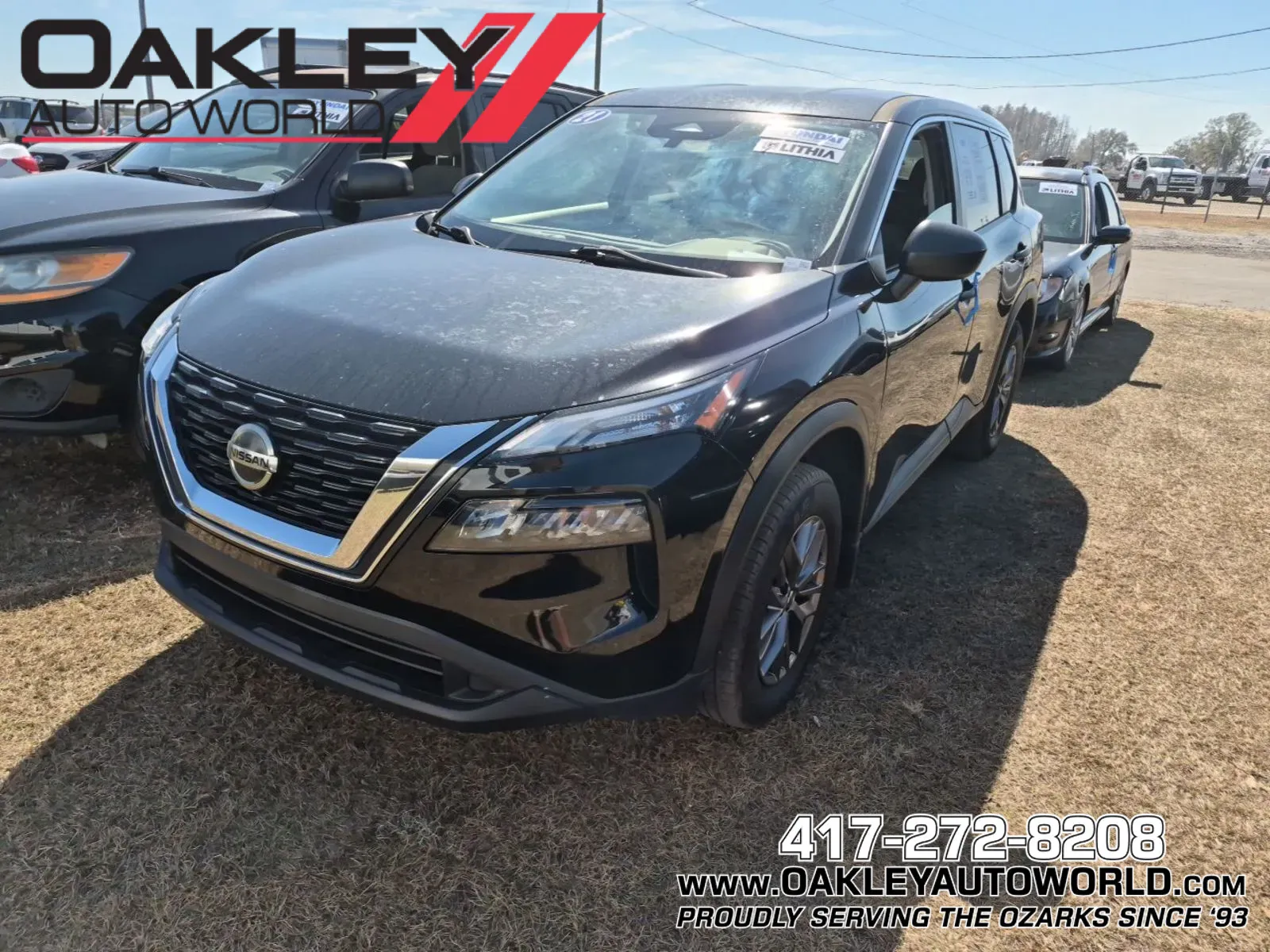 Black 2021 Nissan Rogue S for sale in Branson West, MO