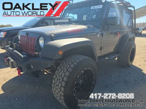 Gray 2014 Jeep Wrangler Willys Wheeler for sale in Branson West, MO