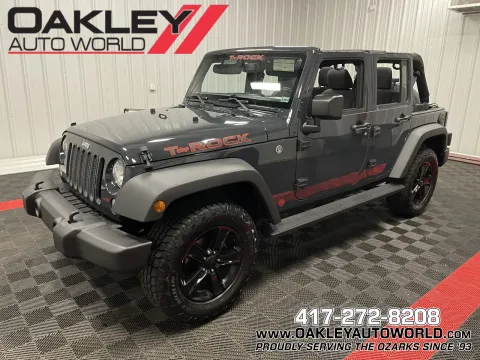 Gray 2017 Jeep Wrangler Unlimited Sport for sale in Branson West, MO