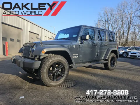 Gray 2017 Jeep Wrangler Unlimited Sport for sale in Branson West, MO
