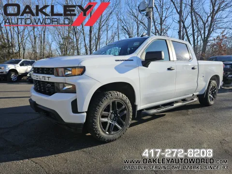 White 2021 Chevrolet Silverado 1500 Custom for sale in Branson West, MO