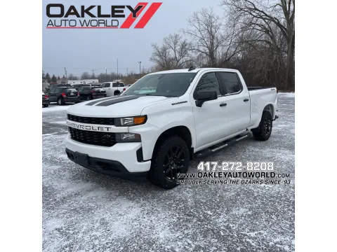White 2021 Chevrolet Silverado 1500 Custom for sale in Branson West, MO