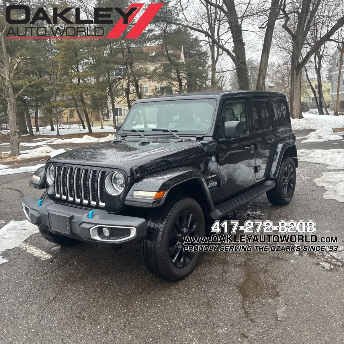 Black 2023 Jeep Wrangler Sahara 4xe for sale in Branson West, MO