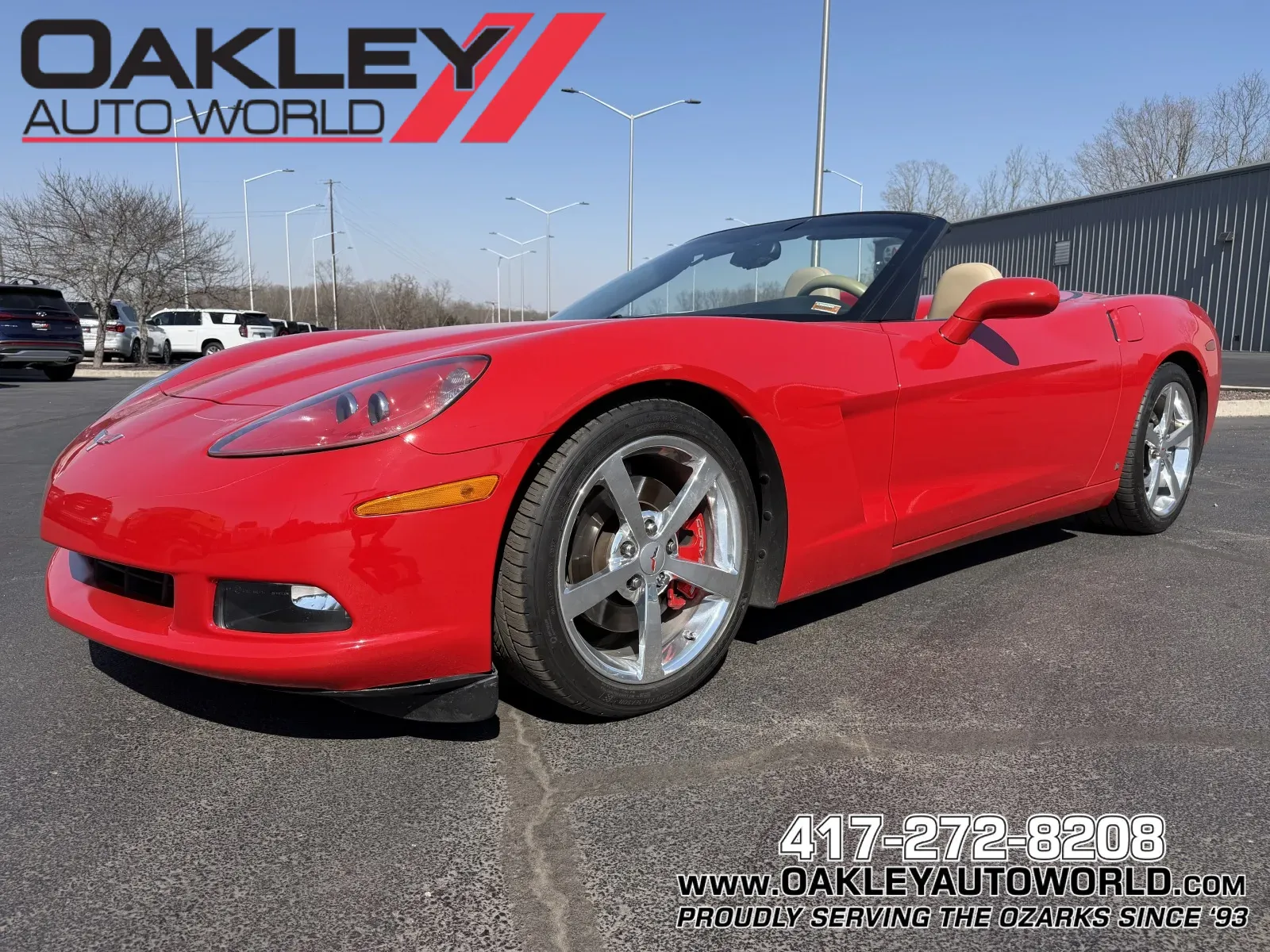 Red 2007 Chevrolet Corvette for sale in Branson West, MO