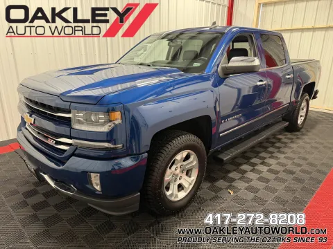 Blue 2017 Chevrolet Silverado 1500 LTZ for sale in Branson West, MO
