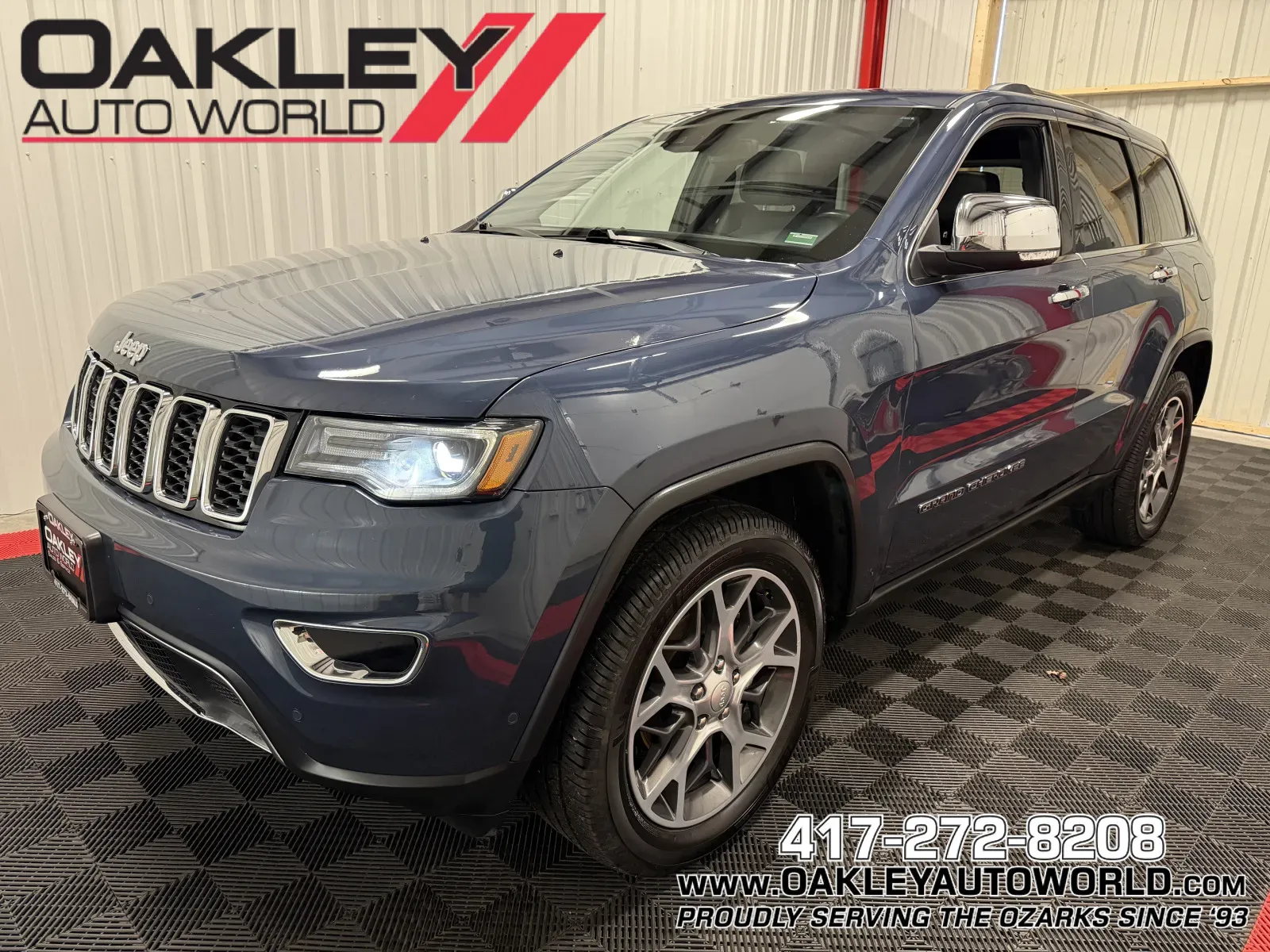 Blue 2020 Jeep Grand Cherokee Limited for sale in Branson West, MO