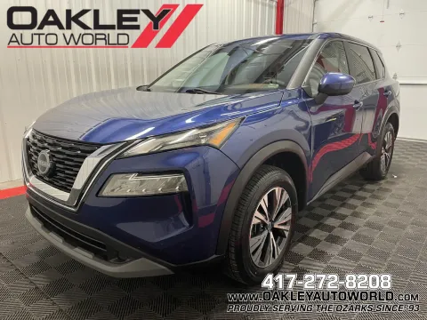 Blue 2023 Nissan Rogue SV for sale in Branson West, MO