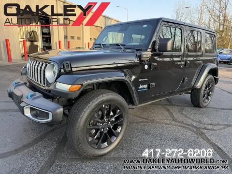 Black 2024 Jeep Wrangler Sahara 4xe for sale in Branson West, MO