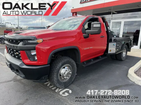 Red 2021 Chevrolet Silverado 3500HD Work Truck for sale in Branson West, MO