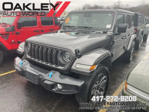 Gray 2024 Jeep Wrangler Sport S 4xe for sale in Branson West, MO