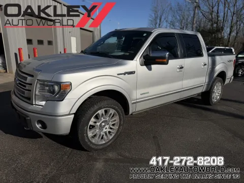 Silver 2014 Ford F-150 Platinum for sale in Branson West, MO