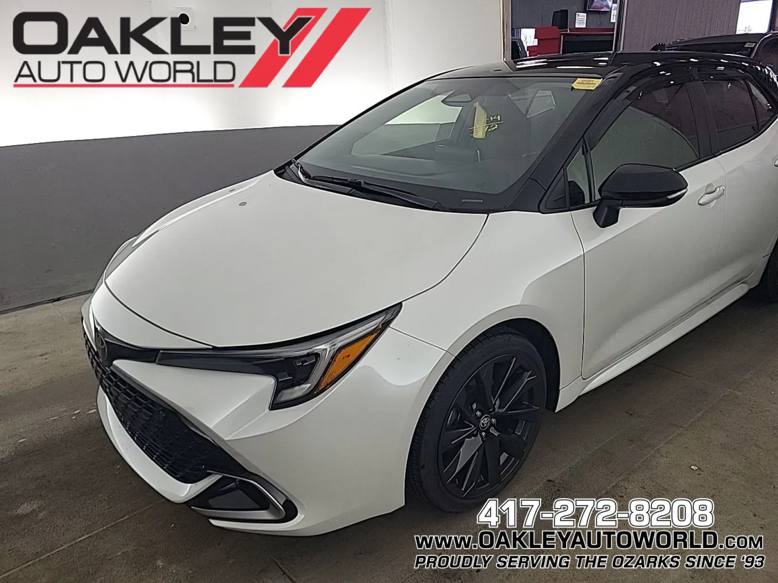 White 2025 Toyota Corolla Hatchback XSE for sale in Branson West, MO