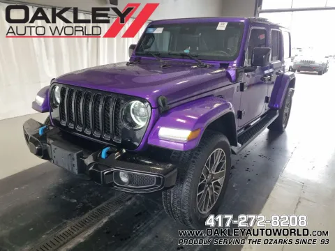 Black 2023 Jeep Wrangler Sahara 4xe for sale in Branson West, MO