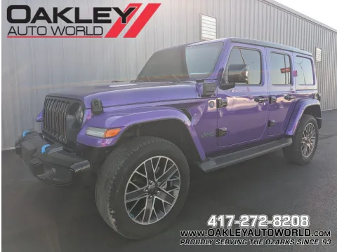 Black 2023 Jeep Wrangler Sahara 4xe for sale in Branson West, MO