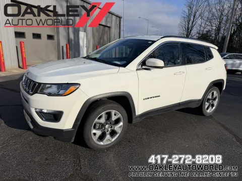 White 2019 Jeep Compass Limited for sale in Branson West, MO