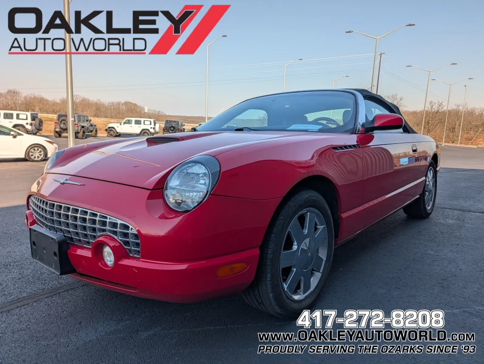 Red 2002 Ford Thunderbird for sale in Branson West, MO