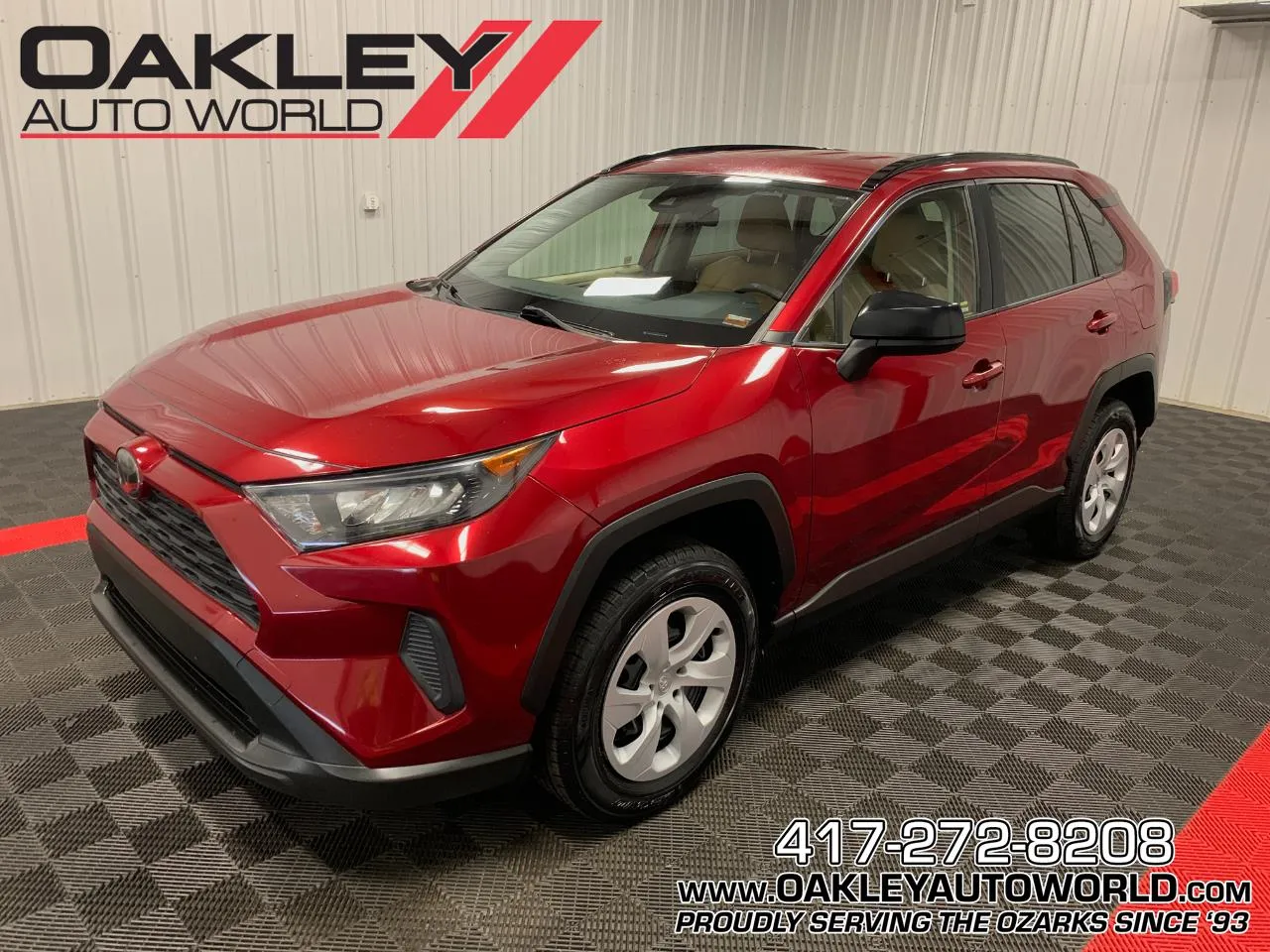 Red 2019 Toyota RAV4 LE for sale in Branson West, MO