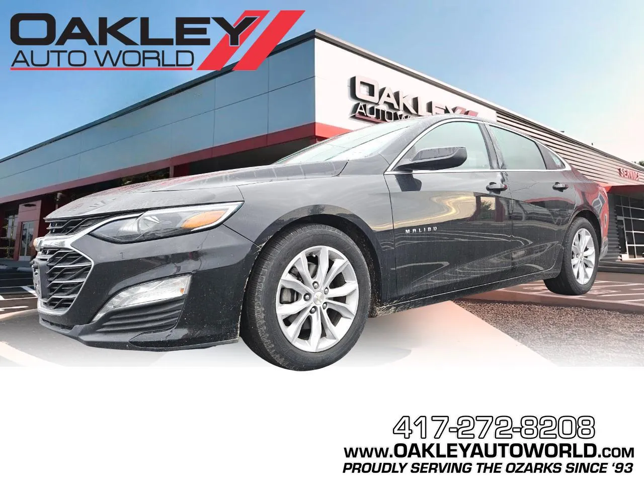 Black 2019 Chevrolet Malibu LT for sale in Branson West, MO