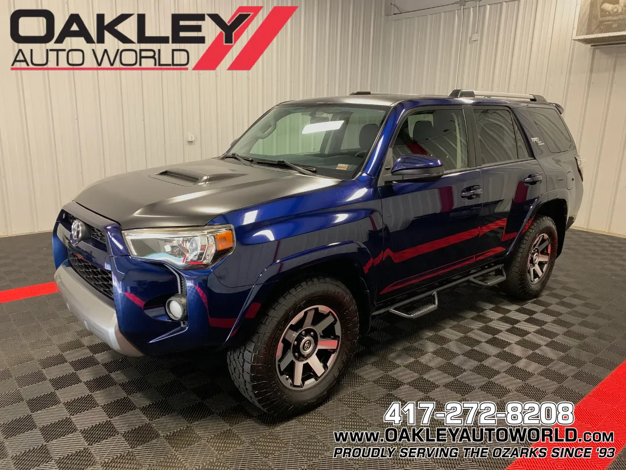 Blue 2017 Toyota 4Runner TRD Off-Road for sale in Branson West, MO