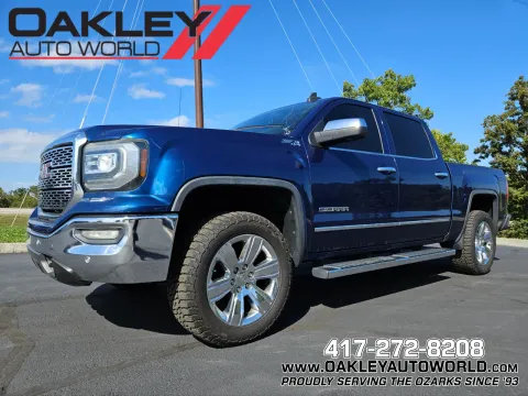 Blue 2017 GMC Sierra 1500 SLT for sale in Branson West, MO