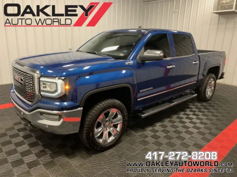 Blue 2017 GMC Sierra 1500 SLT for sale in Branson West, MO