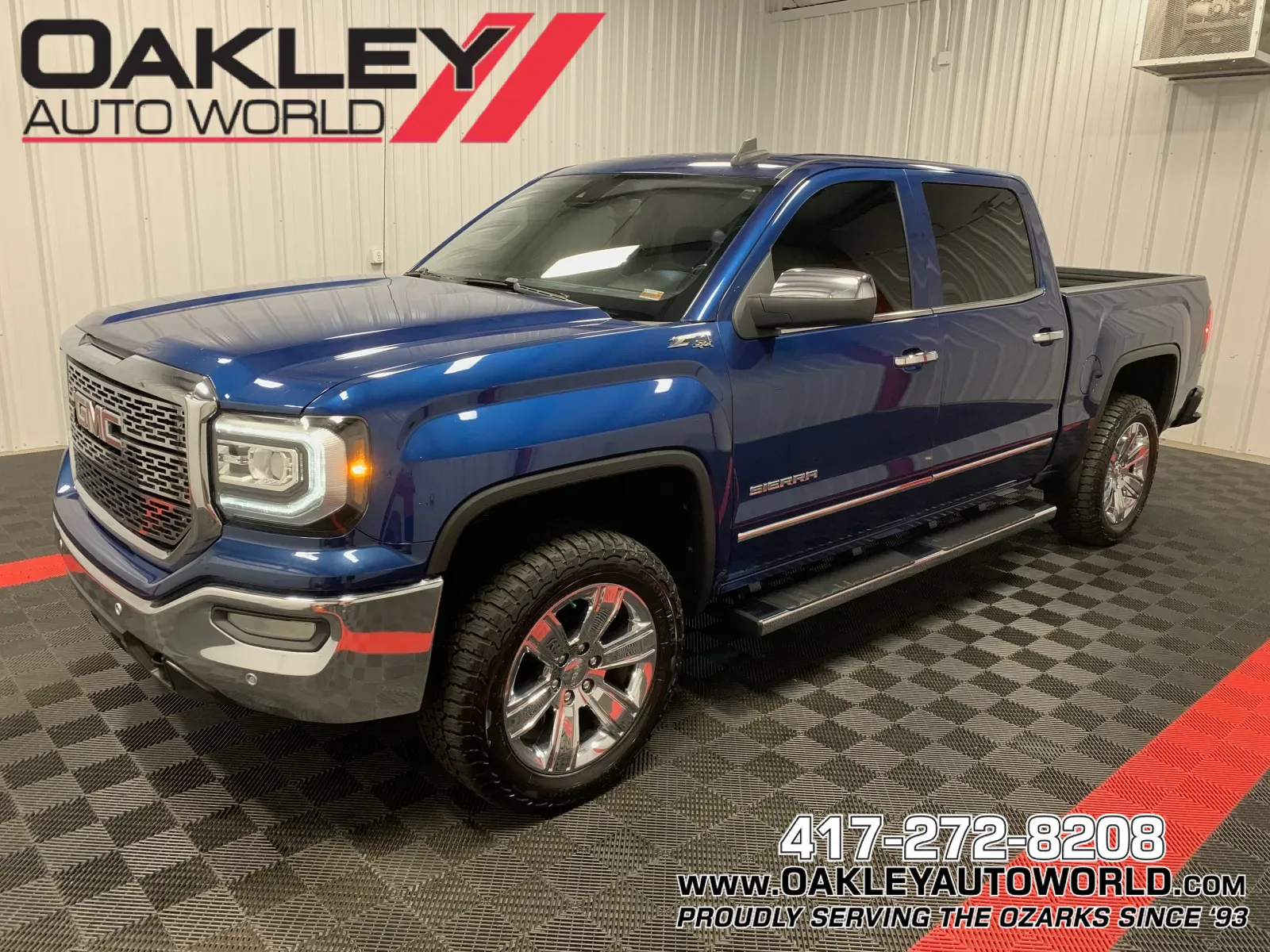 Blue 2017 GMC Sierra 1500 SLT for sale in Branson West, MO