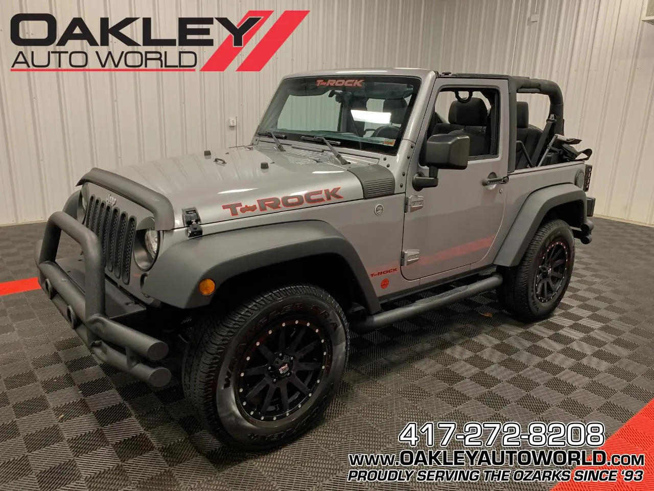 Silver 2016 Jeep Wrangler Sport for sale in Branson West, MO