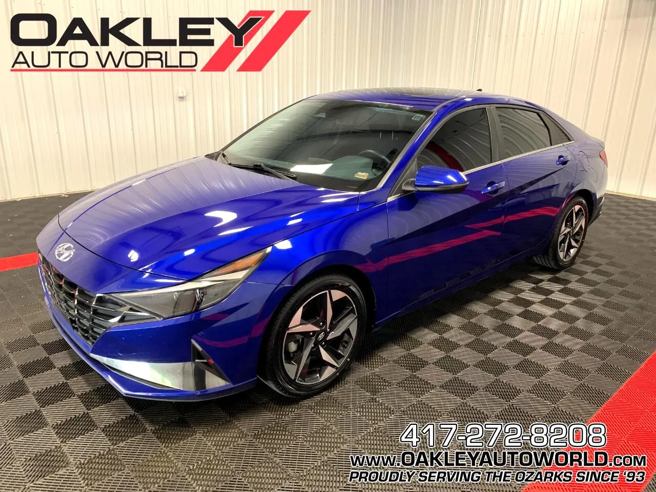 Blue 2023 Hyundai Elantra Limited for sale in Branson West, MO